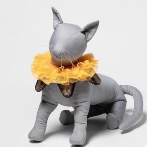 3 Cat black and orange collar